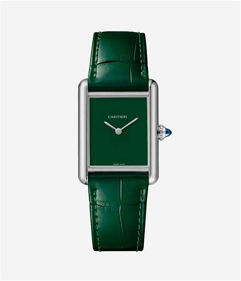 cartier tank verde